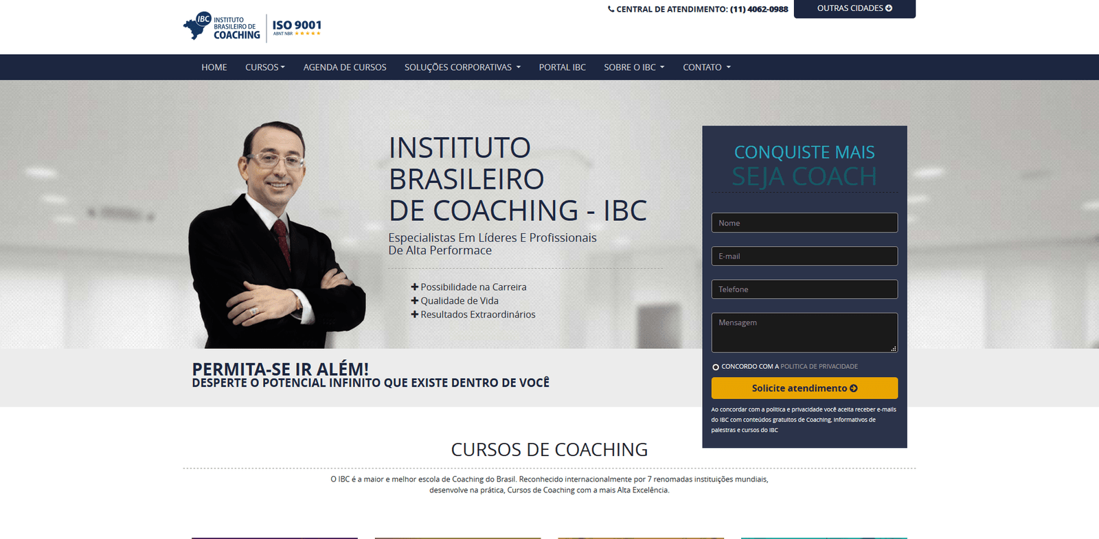 Site de Coaching - Aquilas Web Agência Criativa